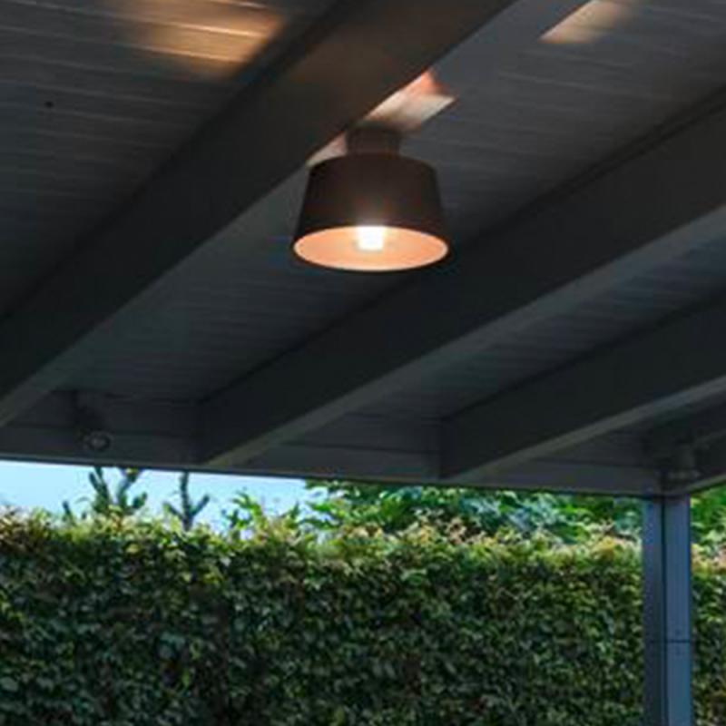 SLV 1007586 PHOTONI Deckenaufbauleuchte konisch 1x max. 13W E27 schwarz